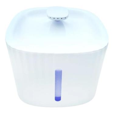 Imagem de Bebedouro Automático 3L Gatos Cães Fonte Silenciosa Com Filtro Triplo, Visor LED, USB, Luz Noturna e Fluxo 360°