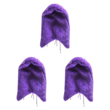 Imagem de Fenteer Conjunto de 3 Cobertores de Canto para Pássaros, Casinha de Pássaros, Quente, Rede para Pássaros, Fácil de Limpar, Abrigo para Pássaros, Cama, Roxo