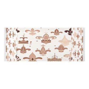 Imagem de Wassud Coroas de mão e capas de lavadora e secadora de flores, protetor de lavadora com sacos de armazenamento, capa de geladeira à prova de poeira com bolsos para lavanderia doméstica, cozinha, 120 x