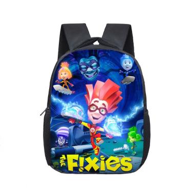 Imagem de Mochila Fixies Screw Kindergarten School Student preta
