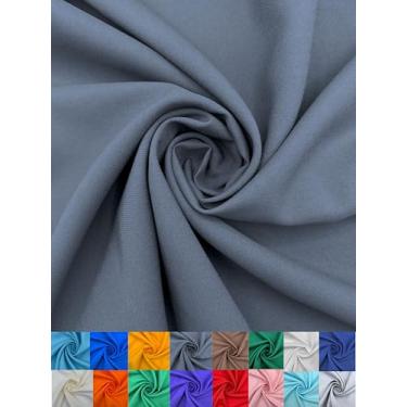 Imagem de EOVEA - Tecido de popelina de poliéster por jarda – 100% poliéster, 152 cm de largura, material versátil durável para vestuário, decoração de casa, artesanato, toalhas de mesa, cortinas, costura e