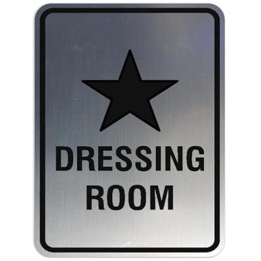 Imagem de Placa de vestiário redonda para retrato - Letras gravadas a laser | Cores vibrantes | Fita de espuma poderosa (prata escovada) - Grande