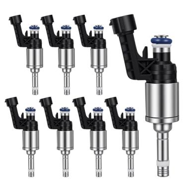 Imagem de 2011-2019 8 peças de injetores de combustível compatíveis com Infiniti QX56 M37 M56 2011-2013 Q70 2014-2019 Q70L 2015-2019 QX80 2014-2016 5.6L V8 V8 V8 K56VD Substitua 16600-1LA0A FJ1179