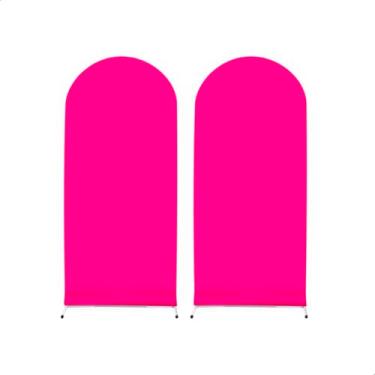 Imagem de Capa Para Painel Romano 2x1 Dupla Face Mesma Cor 100% Poliester Lavavel Costura (Rosa Pink)