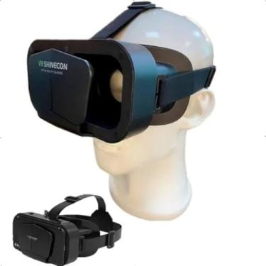 Imagem de Óculos de Realidade Virtual 3D, Headset VR para Smartphones 4.7-7 Polegadas, Ajustável, com Áudio 3D, Android/iOS, Sem Fio