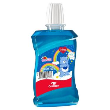 Imagem de Enxaguante Bucal Zero Álcool Ursinhos Carinhosos Condor 250ml, Azul
