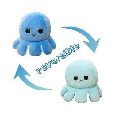 Imagem de Polvo Pelucia Grande Reversivel Humor Bipolar Tiktok 50cm Sortido - At