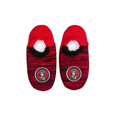 Imagem de Everything Legwear Naruto Shippuden Itatchi Meia de pelúcia com salto canelado