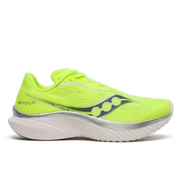 Imagem de Saucony Tênis feminino Kinvara 15, Citron/prata, 41