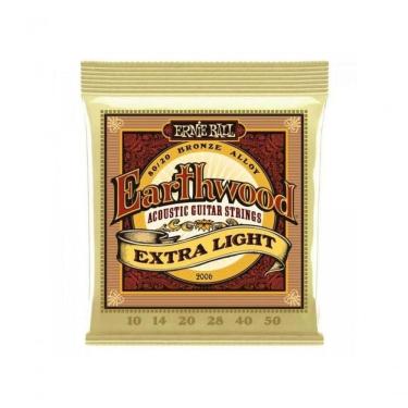 Imagem de Encordoamento Violão Aço .010 Extra Leve Ernie Ball