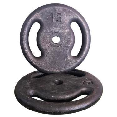 Imagem de Par Anilha Ferro 15Kg - Anilhas&Cia