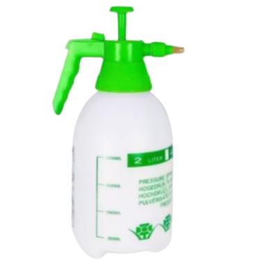 Imagem de Pulverizador Manual de Pressão 2L, Bico Metálico Ajustável, Plástico Resistente, Multiúso para Jardinagem e Limpeza