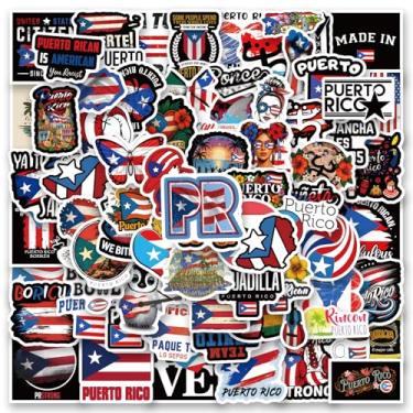 Imagem de Pacote de adesivos de Porto Rico, 122 peças, adesivos de vinil à prova d'água para garrafa de água, telefone, scrapbook, bicicleta, skate, caixa de teclado, para adolescentes, crianças, meninos