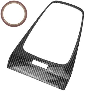 Imagem de KH866 Acabamento da capa do painel de mudança de marchas ABS estilo fibra de carbono – Compatível com Ford Fusion Mondeo 2013–2016