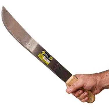 Imagem de Facão Para Bater Mato 14 Cabo Madeira Fulltang 48Cm Trilha