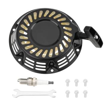 Imagem de eMagTech 1 conjunto de acionador de partida com parafusos de chave de vela de ignição F7TC compatível com Coleman CT200U BT200X Trail CT200U-EX Motovox MBX20