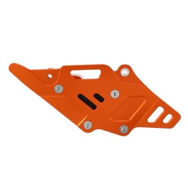 Imagem de Protetor de guia de corrente de bicicleta Dirt Bike Alumínio CNC para XC/XC-F/EC/EX/EXC/SX/SX-F/MC/FC/FE/FX/TC/TE 125 150 250 300 350 450 500 Laranja