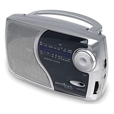 Imagem de Radio Britania BS55 AM FM Mais Faixas de TV a PILHA/BIVOLT
