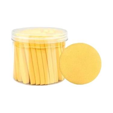 Imagem de Esponja De Limpeza Facial Comprimida De Polpa De Madeira Natural Reuti