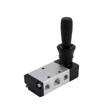 Imagem de Válvula de placa manual pneumática 4H210-08/4H310-10 interruptor de válvula de inversão de controle de cilindro 2 posições 5 vias (azul 4H210-08, sem junta)