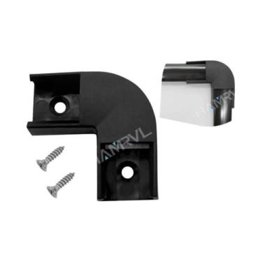 Imagem de Perfil De Alumínio LED Preto E Prata 0,5M 2-30pcs Suporte Difusor Barr