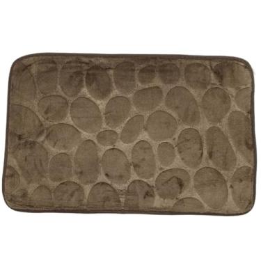 Imagem de Kit Tapete Soft Antiderrapante para Banheiro, Sala e Quarto com Diversas Cores 40cm x 60cm(Unidade 1-Marrom)