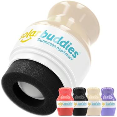 Imagem de Aplicador de Protetor Solar Solar Buddies – Kit com 2 – Aplicador Recarregável com Esponja e Rol-on, Livre de BPA, para Protetor Solar, Loção e Cremes – Ideal para Crianças, Adultos e Famílias – Capacidade de 100 ml/3.4 fl oz, Tamanho Perfeito para Viagens
