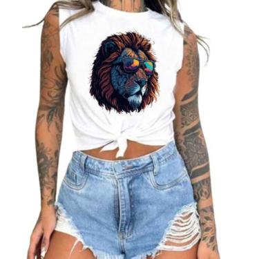 Imagem de Cropped T-Shirts Feminino Estampado Várias Estampas 30 - megan basic, 