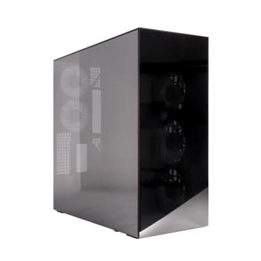 Imagem de ARCTIC Xtender VG (preto espelhado) com suporte vertical para GPU - capa para PC, vidro espelhado, suporte de radiador de 2 x 420 mm, torre midi, E-ATX, 5x A-RGB ventiladores pré-montados - preto