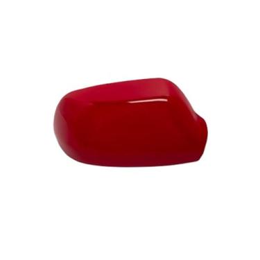 Imagem de Substituição do carro retrovisor espelho lateral capa asa tampa exterior porta traseira caso guarnição habitação auto Compatível com mazda 3 m3 6 m6 2003-2008(Red R Side)