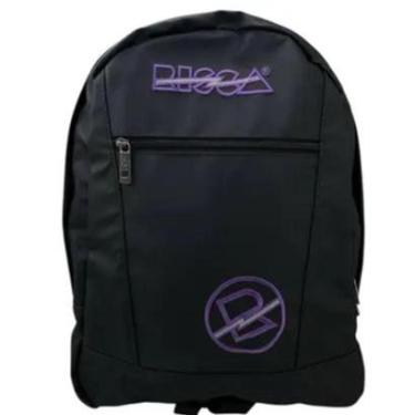 Imagem de Mochila Risca Emborrachada Preto Roxo Feminino Original 9078-Feminino
