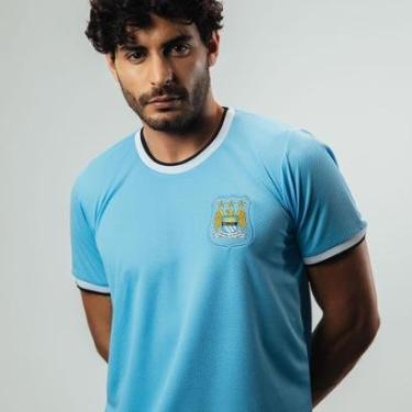 Imagem de Camisa Manchester City Retrô 2014 Masculina-Masculino