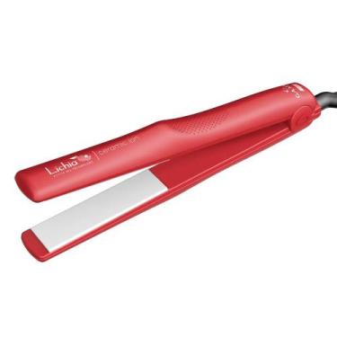 Imagem de Prancha Gama Lichia Ceramic Ion 220c Bivolt - GA.MA ITALY, Vermelho e 