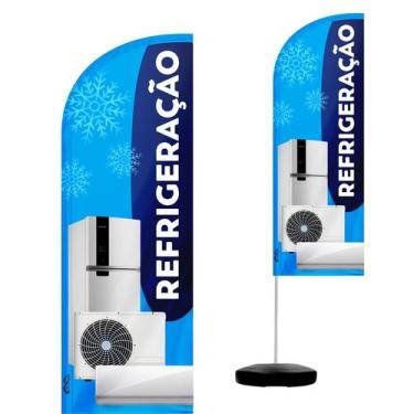 Imagem de Wind Banner Completo 2,10m Refrigeração - CASA DAS WIND BANNERS