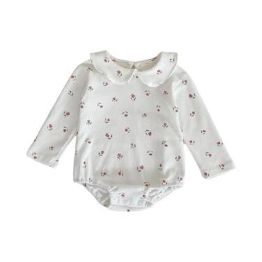 Imagem de Macacão De Algodão Para Bebê Com Manga Longa, Confortável E Macio, Bod
