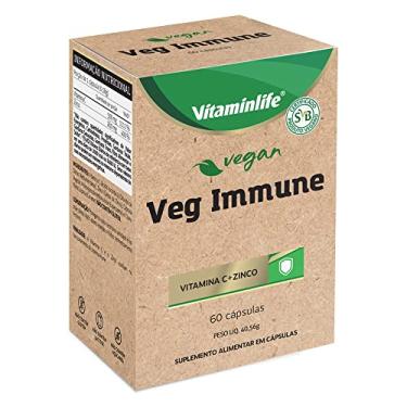 Imagem de Vitaminlife Veg Immune (Vitamina C + Zinco) Vegan Cápsula Branca