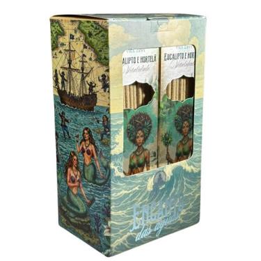 Imagem de Incenso Vila Zen Linha Encanto das Águas 0% Carvão 12Cxs 8Vr Modelo:Eu