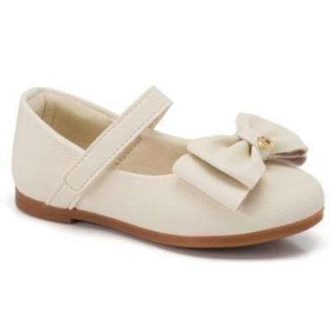 Imagem de Sapatilha Infantil Klin Princesa Mini 152209 Laço Cor:;Tamanho:23;Genero:Feminino-Feminino