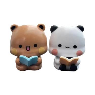 Imagem de Boneco De Urso Panda Kawaii, Brinquedo Colecionável Bubu Dudu, Decoraç