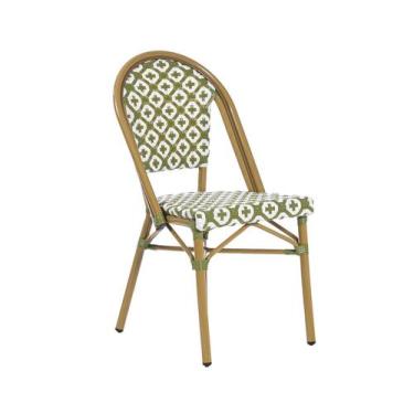 Imagem de Cadeira Bistrô Sena Verde Seiva - Westwing Collection, Verde, Alumínio