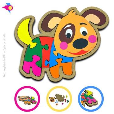 Imagem de Brinquedo Educativo Quebra-cabeça Infantil - Cachorro - Liz KO