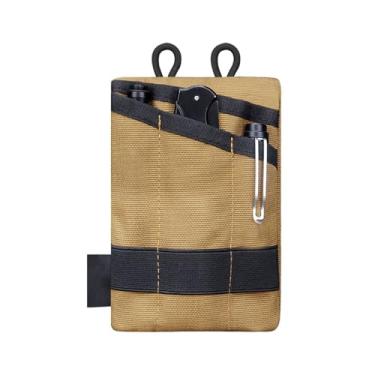 Imagem de Bolsa de armazenamento EDC, kit EDC tático antiperda para uso externo, bolsa multifuncional para ferramentas Cáqui