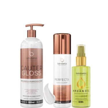 Imagem de Borabella Cauter Gloss 500ml + Perfecta 250ml + Argan 60ml