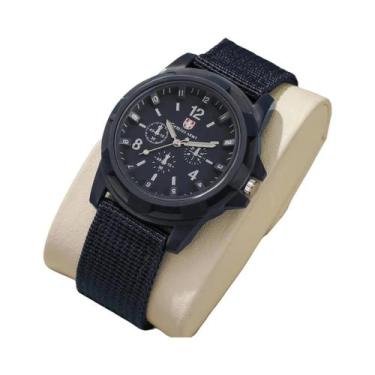 Imagem de Relógio Esportivo Militar Masculino De Quartzo, Pulseira De Nylon Casu