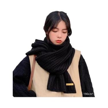 Imagem de Cachecol Feminino Com Estampa Floral, Moda Coreana, Cachecol Versátil 