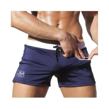 Imagem de Shorts Boxer Masculinos De Nylon De Secagem Rápida Para Esportes, Fitn
