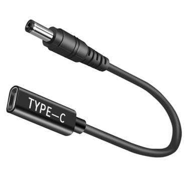 Imagem de Bacron Cabo USBC de 100 W 5,5 x 2,1 mm, macho para DC fêmea 12 V 19 V 20 V, adaptador USB C para 5,5 x 2,1 mm feito para painel solar, motorhome, estação de energia portátil, RVs, gerador solar