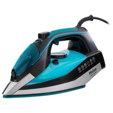 Imagem de Ferro de Passar Roupa a Vapor Philco - Nano Ceramic PFV3100AZ Preto e 