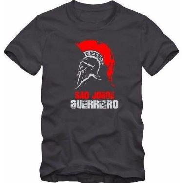 Imagem de Camiseta São Jorge Guerreiro Padroeiro Devoto Católico - BLACKCHIC, Pr