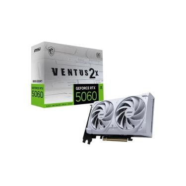 Imagem de Placa de Video MSI Geforce RTX 5060 Ventus 2X OC White 8GB GDDR7 128 BITS - 912-V537-018